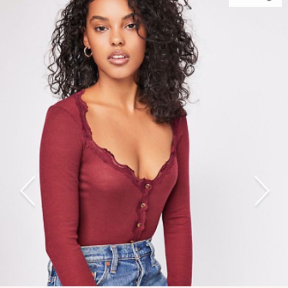 We The Free Lace Top